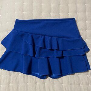 Randy (Japanese brand) ruffled skort - bright blue, size S